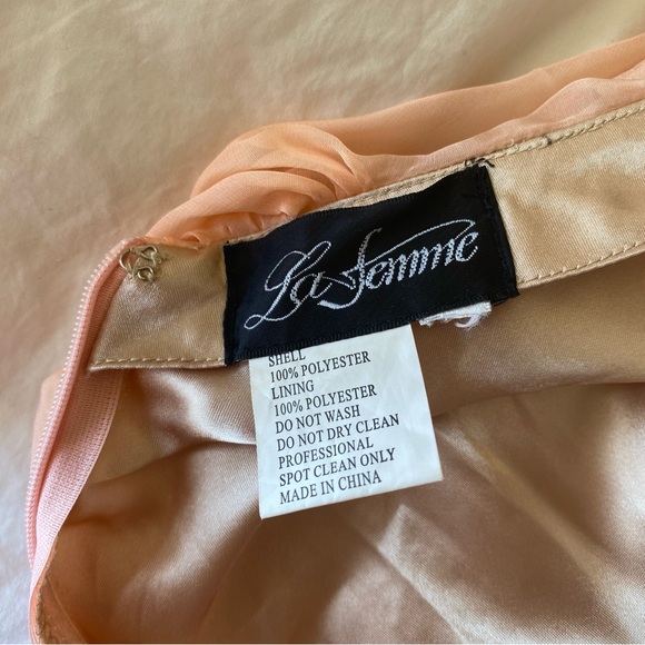 pink tulle prom dress - Picture 6 of 6